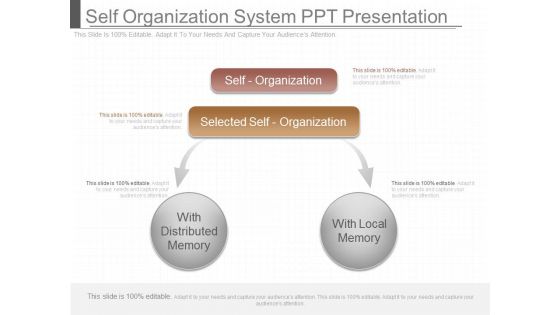 Self Organization System Ppt Presentation