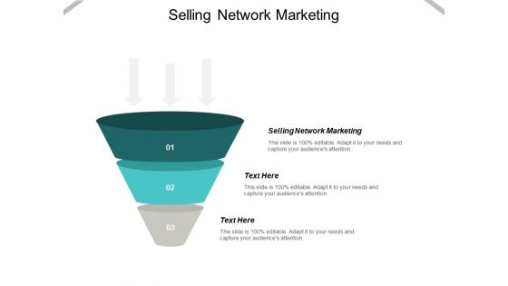 Selling Network Marketing Ppt PowerPoint Presentation Portfolio Master Slide