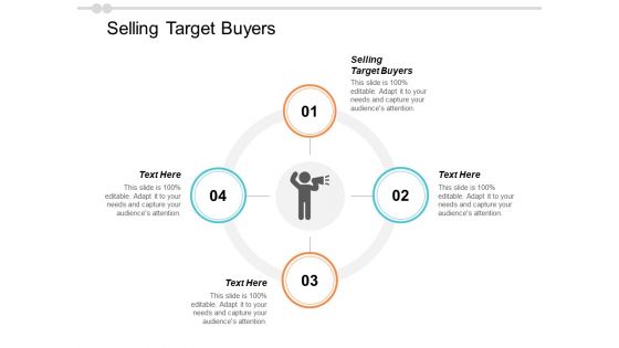 Selling Target Buyers Ppt PowerPoint Presentation Professional Cpb