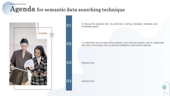 Semantic Data Searching Technique Ppt PowerPoint Presentation Complete Deck With Slides