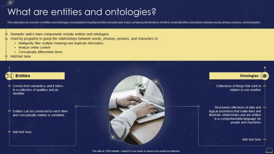 Semantic Web Technologies What Are Entities And Ontologies Diagrams PDF