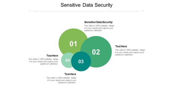Sensitive Data Security Ppt PowerPoint Presentation Professional Design Templates Cpb Pdf