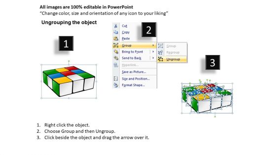Seo Sem Puzzle Rubiks Cube PowerPoint Slides And Ppt Diagram Templates