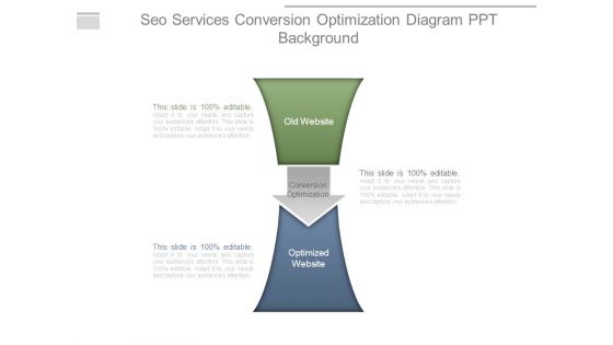 Seo Services Conversion Optimization Diagram Ppt Background