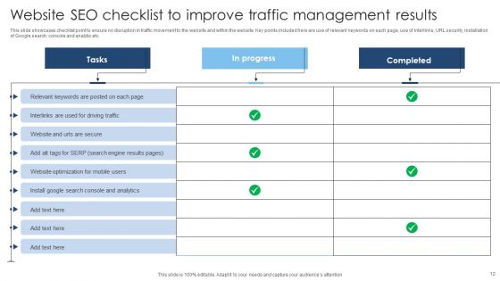Seo Website Traffic Management Ppt PowerPoint Presentation Complete Deck With Slides