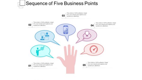 Sequence Of Five Business Points Ppt PowerPoint Presentation Gallery Clipart PDF Sequence Of Five Business Points Ppt PowerPoint Presentation Gallery Clipart PDF