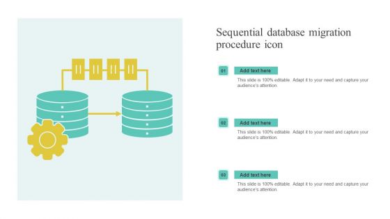 Sequential Database Migration Procedure Icon Introduction PDF