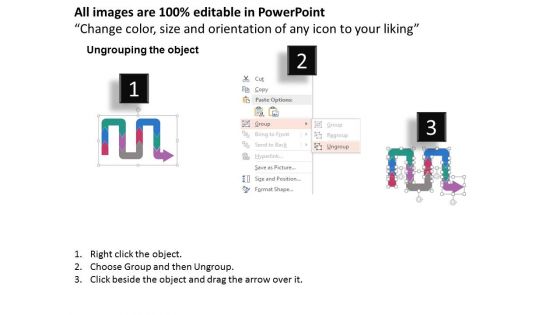 Sequential Steps Arrow Process Diagram Powerpoint Template
