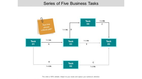 Series Of Five Business Tasks Ppt PowerPoint Presentation Pictures Information