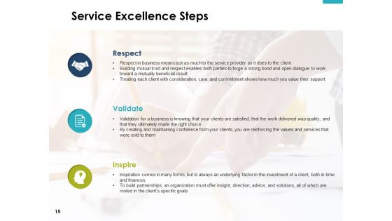 Service Excellence Ppt PowerPoint Presentation Complete Deck With Slides