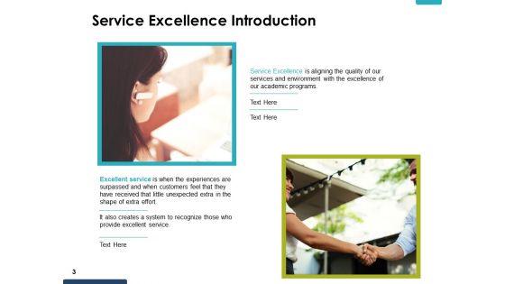 Service Excellence Ppt PowerPoint Presentation Complete Deck With Slides