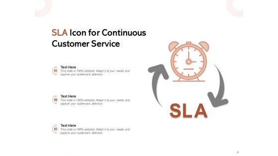 Service Level Agreement Icons Service Provider Customer Support Ppt PowerPoint Presentation Complete Deck