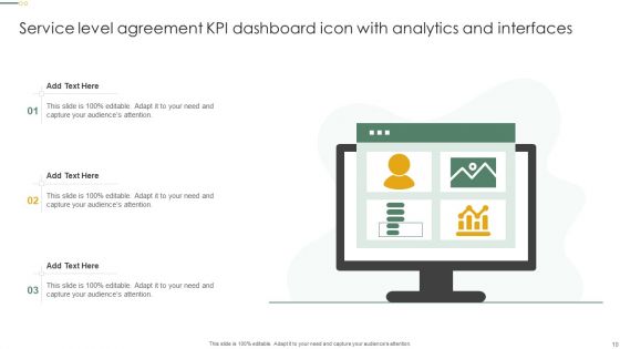 Service Level Agreement KPI Dashboard Ppt PowerPoint Presentation Complete Deck With Slides