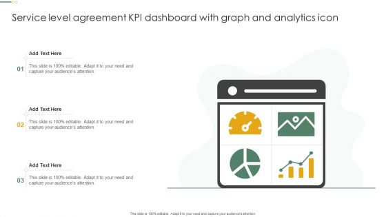 Service Level Agreement KPI Dashboard With Graph And Analytics Icon Inspiration PDF Service Level Agreement KPI Dashboard With Graph And Analytics Icon Inspiration PDF