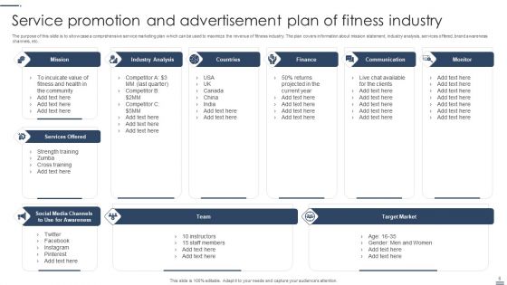 Service Promotion And Advertisement Plan Ppt PowerPoint Presentation Complete With Slides