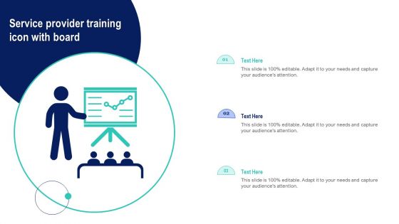 Service Provider Training Icon With Board Inspiration PDF Service Provider Training Icon With Board Inspiration PDF