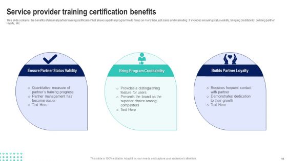 Service Provider Training Ppt PowerPoint Presentation Complete With Slides