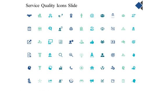 Service Quality Icons Slide Marketing Ppt Powerpoint Presentation Visual Aids Gallery