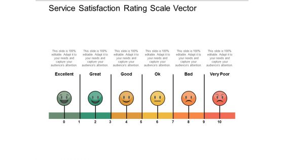 Service Satisfaction Rating Scale Vector Ppt PowerPoint Presentation Professional Background Image