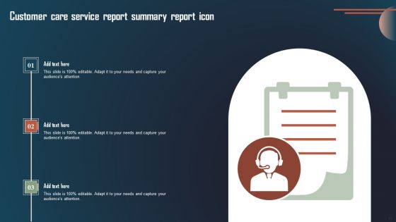 Service Summary Report Ppt PowerPoint Presentation Complete Deck With Slides