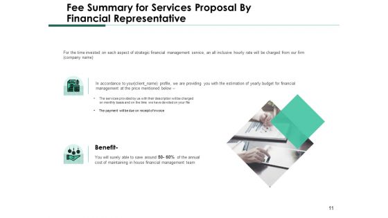 Services Proposal By Financial Representative Ppt PowerPoint Presentation Complete Deck With Slides