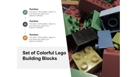 Set Of Colorful Lego Building Blocks Ppt Powerpoint Presentation Templates