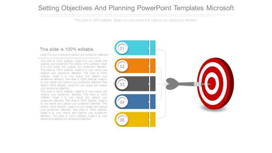 Setting Objectives And Planning Powerpoint Templates Microsoft