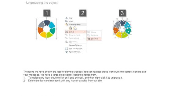 Seven Business Steps Circle Diagram Powerpoint Template