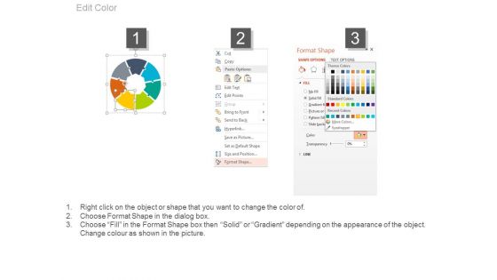 Seven Business Steps Circle Diagram Powerpoint Template