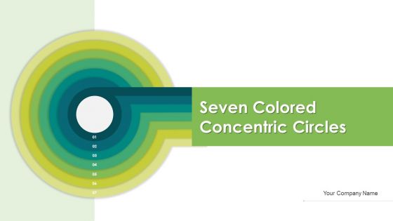 Seven Colored Concentric Circles Business Planning Ppt PowerPoint Presentation Complete Deck With Slides