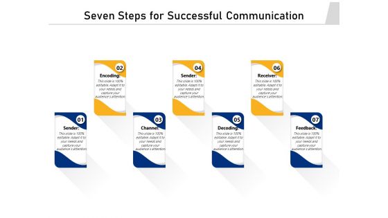 Seven Steps For Successful Communication Ppt PowerPoint Presentation Inspiration PDF Seven Steps For Successful Communication Ppt PowerPoint Presentation Inspiration PDF