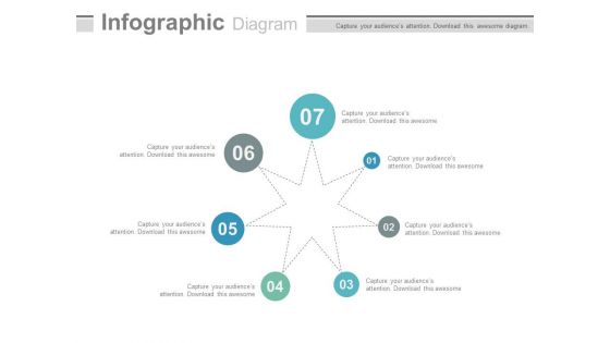 Seven Steps Star Diagram Powerpoint Template Seven Steps Star Diagram Powerpoint Template