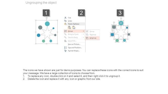 Seven Steps Star Diagram Powerpoint Template