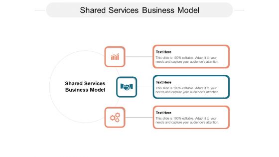 Shared Services Business Model Ppt PowerPoint Presentation Summary Images Cpb