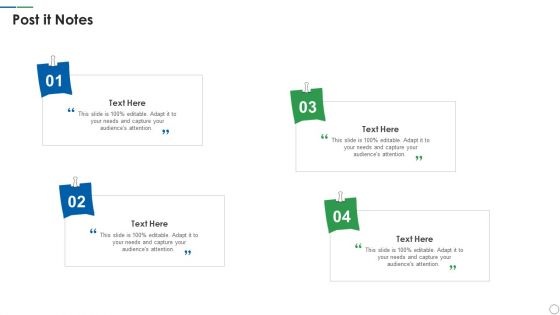 Shift Capital Fundraising Pitch Deck Post It Notes Sample PDF