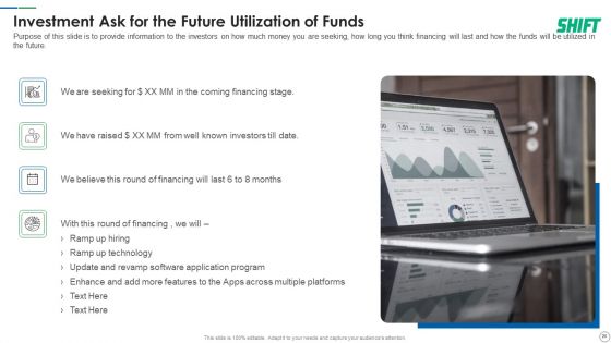 Shift Capital Fundraising Pitch Deck Ppt PowerPoint Presentation Complete Deck With Slides
