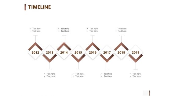 Shipment Proposal For Corporate Occasion Timeline Structure PDF