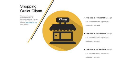 Shopping Outlet Clipart Ppt PowerPoint Presentation Show Images