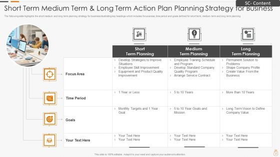 Short Term Medium Term And Long Term Action Plan Ppt PowerPoint Presentation Complete Deck With Slides