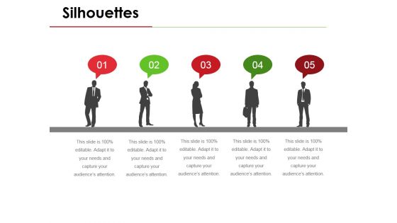 Silhouettes Ppt PowerPoint Presentation Infographic Template Objects