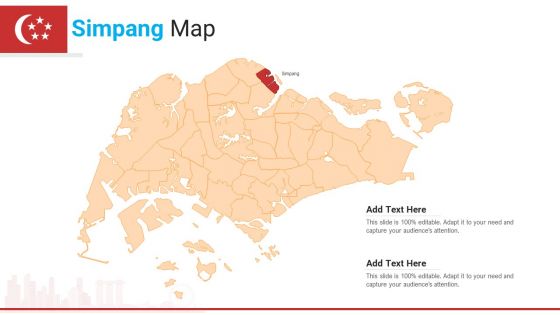 Simpang Map PowerPoint Presentation PPT Template PDF
