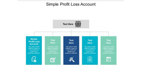 Simple Profit Loss Account Ppt PowerPoint Presentation Model Templates Cpb