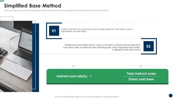 Simplified Base Method Cost Sharing And Exercisebased Costing System Guidelines PDF