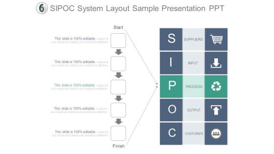 Sipoc System Layout Sample Presentation Ppt Sipoc System Layout Sample Presentation Ppt