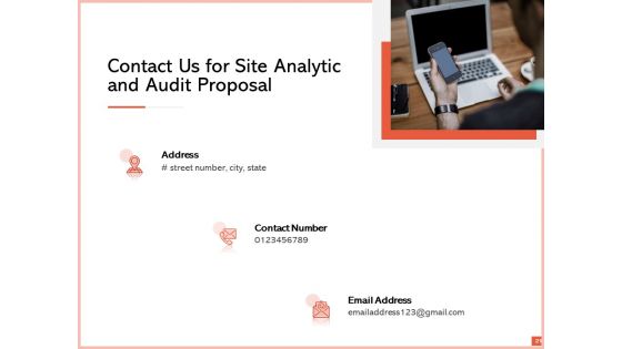 Site Analytic And Audit Proposal Ppt PowerPoint Presentation Complete Deck With Slides