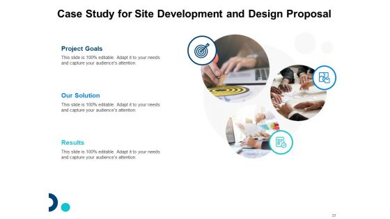 Site Development And Design Proposal Ppt PowerPoint Presentation Complete Deck With Slides