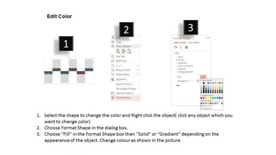 Six Infographic Tags For Timeline Powerpoint Templates