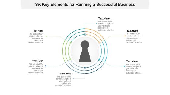 Six Key Elements For Running A Successful Business Ppt Powerpoint Presentation Inspiration Graphics Template