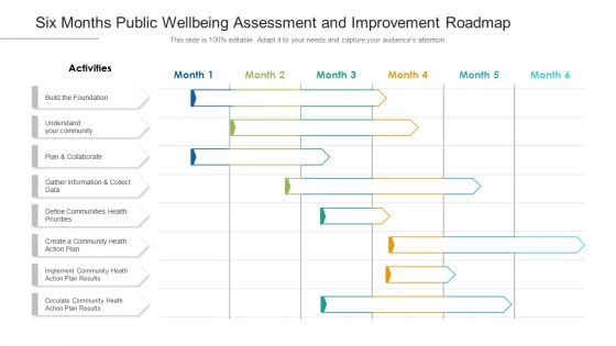 Six Months Public Wellbeing Assessment And Improvement Roadmap Themes