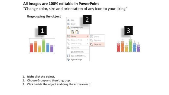 Six Options Bars For Financial Ratio Analysis Powerpoint Template